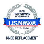 High Performing Hospitals Seal, 2023-2024, Knee Replacement